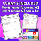 Understanding Exponents Video Lesson Worksheet | 6th grade