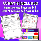 Understanding Percents Video Lesson Worksheet | 6th grade