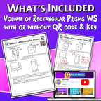 Volume of Rectangular Prisms Video Lesson Worksheet | 6th grade