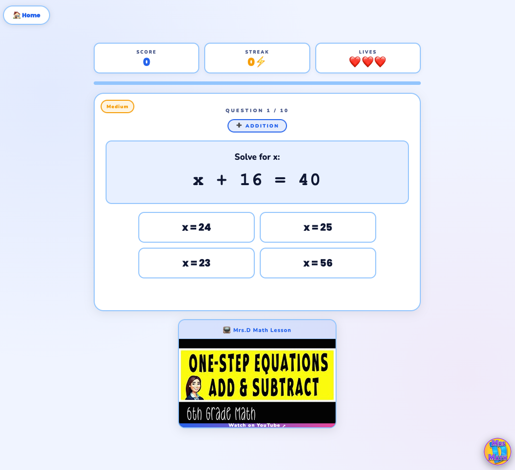 Balance Breaker | Step Equations Add & Subtract | 6th Grade