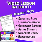 Distributive Property Video Lesson Worksheet | 6th grade