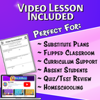 Prime Factorization Video Lesson Worksheet | 6th grade
