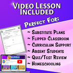 Understanding Exponents Video Lesson Worksheet | 6th grade