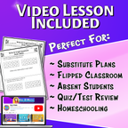 Write & Graph Equations from Tables Video Lesson Worksheet | 6th grade