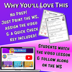 Ratios & Rates Video Lesson Worksheet | 6th grade