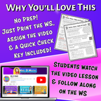Ratios, Rates, Tables & Graphs Video Lesson Worksheet | 6th grade