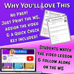 Solving Percent Problems Video Lesson Worksheet | 6th grade