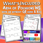 Area of Polygons Video Lesson Worksheet | 7th grade