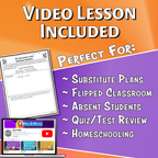 All Operations Rational Numbers Video Lesson Worksheet | 7th grade