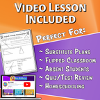 Angle & Triangle Relationships Video Lesson Worksheet | 7th grade