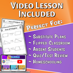 Area of Polygons Video Lesson Worksheet | 7th grade