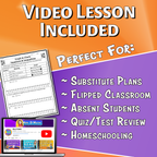 Graph & Check Equations & Inequalities Video Lesson Worksheet | 7th grade