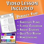 Non-Proportional Linear Relationships Video Lesson Worksheet | 7th grade