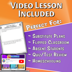 Solve Two-Step Equations & Inequalities Video Lesson Worksheet | 7th grade