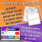 All Operations Rational Numbers Video Lesson Worksheet | 7th grade
