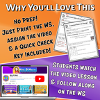 Constant Rate of Change Video Lesson Worksheet | 7th grade