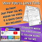 Intro to Circles Video Lesson Worksheet | 7th grade