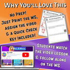 Percent Proportions Video Lesson Worksheet | 7th grade
