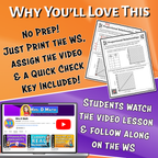 Proportional Relationships Video Lesson Worksheet | 7th grade