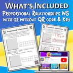 Proportional Relationships Video Lesson Worksheet | 8th grade