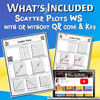 Scatter Plots Video Lesson Worksheet | 8th grade