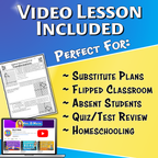 Algebraic Representations of Transformations Video Lesson Worksheet | 8th grade