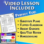 Direct Variation Video Lesson Worksheet | 8th grade