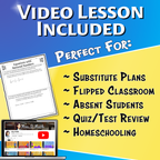 Equations with Rational Numbers Video Lesson Worksheet | 8th grade
