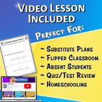 Estimate Square Roots Video Lesson Worksheet | 8th grade