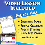 Inequalities with Rational Numbers Video Lesson Worksheet | 8th grade