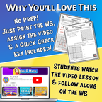 Algebraic Representations of Dilations Video Lesson Worksheet | 8th grade