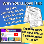 Classify Real Numbers Video Lesson Worksheet | 8th grade