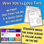 Comparing Functions Video Lesson Worksheet | 8th grade