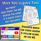 Direct Variation Video Lesson Worksheet | 8th grade