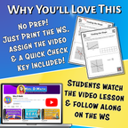 Finding the Slope Video Lesson Worksheet | 8th grade