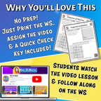 Properties of Dilations Video Lesson Worksheet | 8th grade