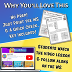 Rate of Change & Slope Video Lesson Worksheet | 8th grade