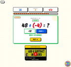 Integer Blast | Add & Subtract Integers | 6th grade