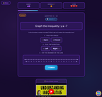 Line Leap | Understanding Inequalities | 6th grade