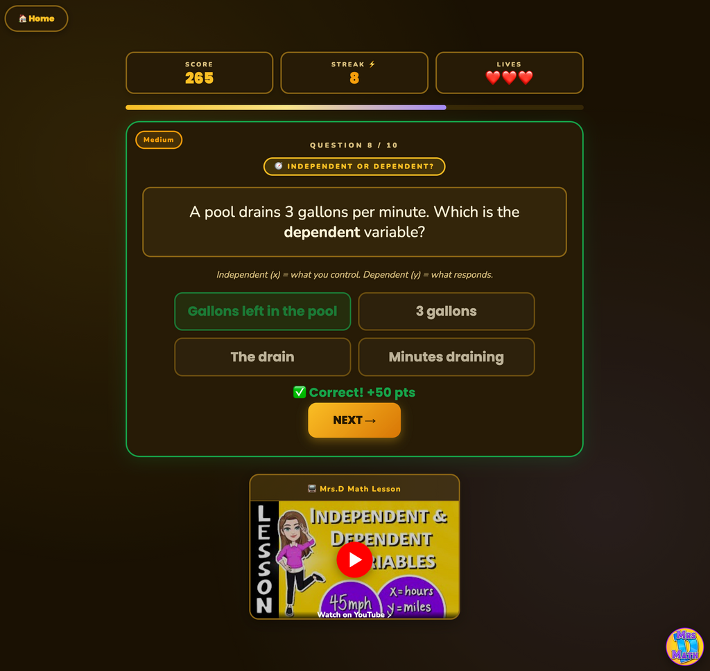 Variable Voyage | Independent & Dependent Variables | 6th Grade