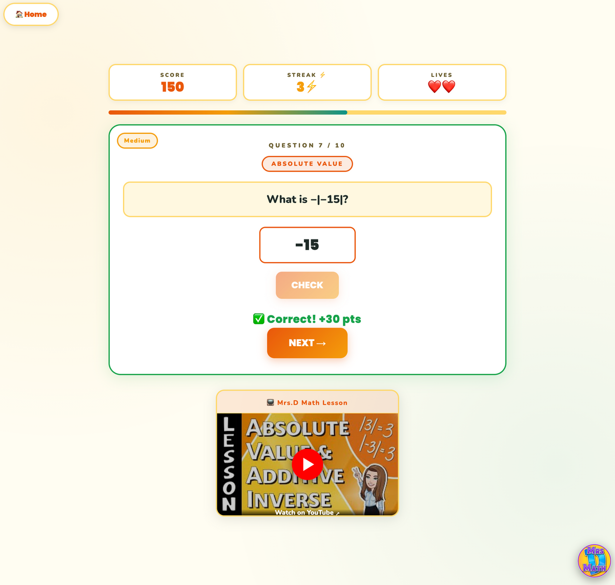 Zero Hero | Absolute Value & Additive Inverse | 6th Grade