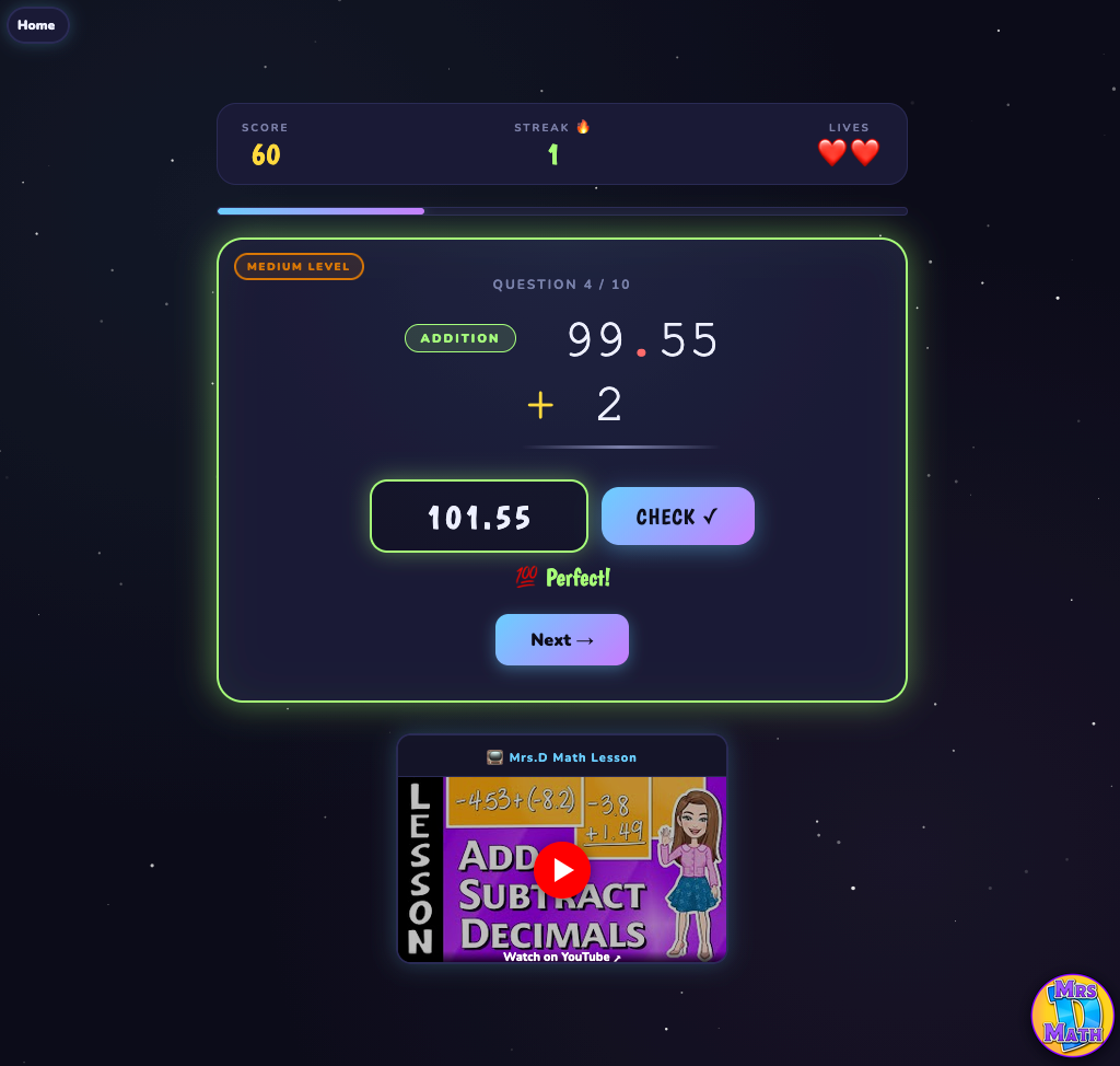 Decimal Adventure | Add & Subtract Decimals | 7th grade