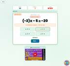Double Dash | Model & Solve Two-Step Inequalities | 7th grade