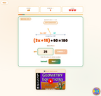 Geo Solver | Geometry Equations | 7th grade