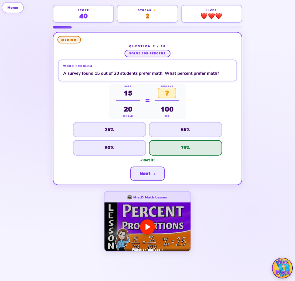 Scale Switch | Percent Proportions | 7th grade
