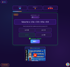 Clean Sweep | Equations with Rational Numbers | 8th grade