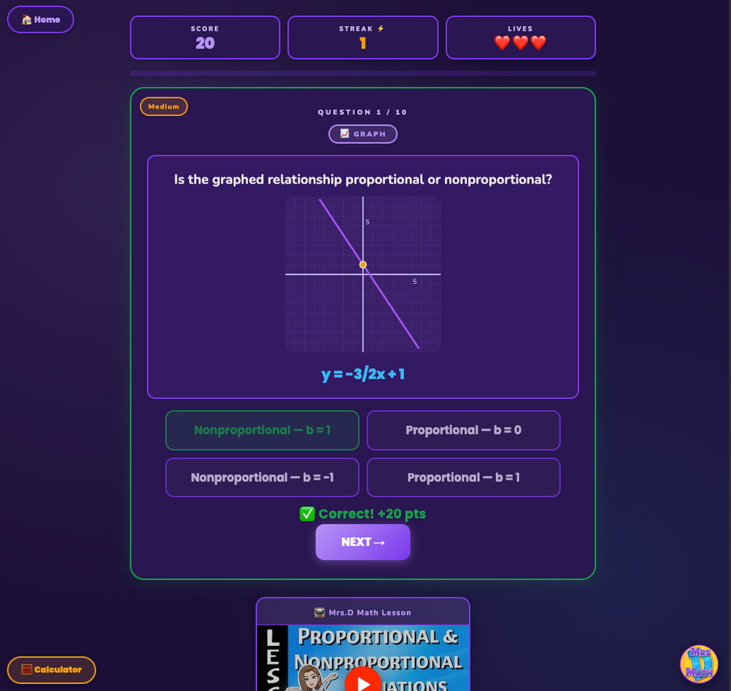 Origin Story | Proportional & Nonproportional Situations | 8th grade