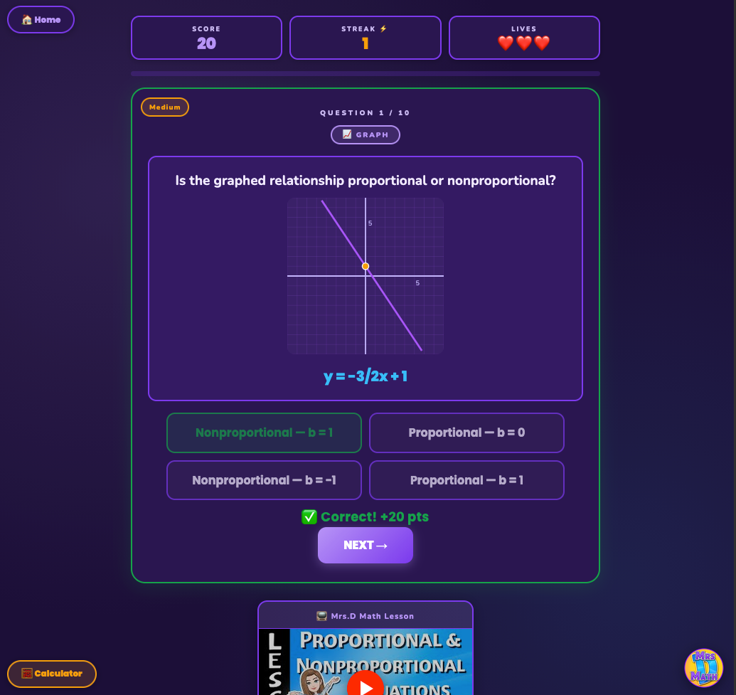 Origin Story | Proportional & Nonproportional Situations | 8th grade