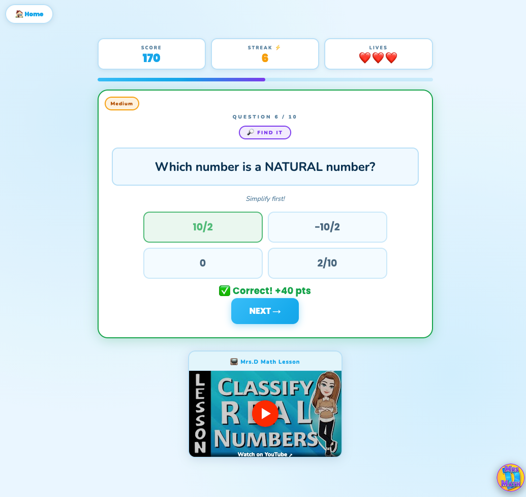 Real Deal | Classify Real Numbers | 8th grade